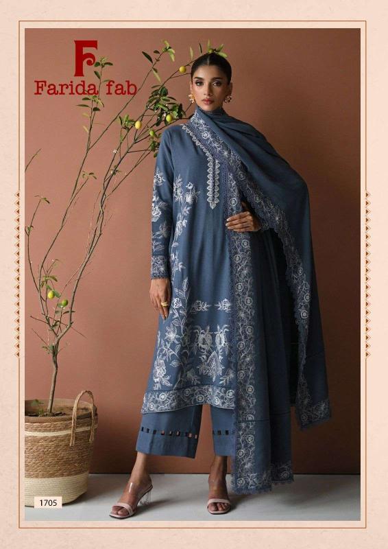 Farida fab ellija b vol-17 salwar suit material wholesale